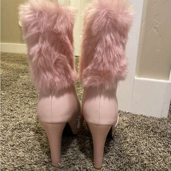 Fluffy Ankle Boots - Picture 3 of 4
